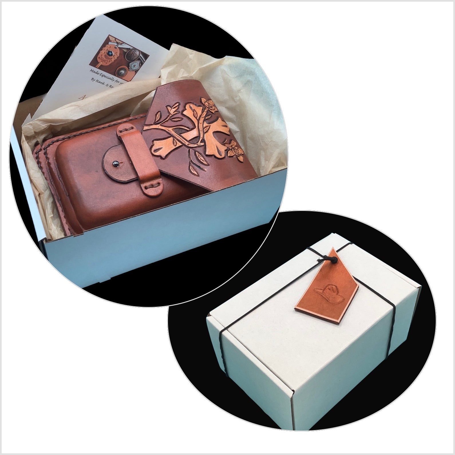 Gift Box that your leather will arrive in.