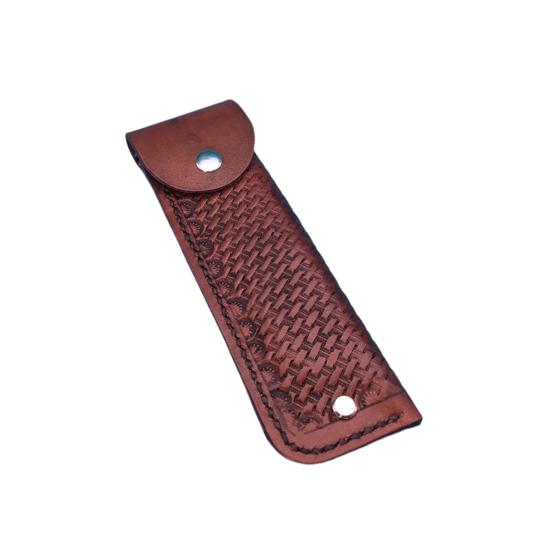 Hoof Pick and Leather Hoof Pick Holder For Saddle Billet Strap