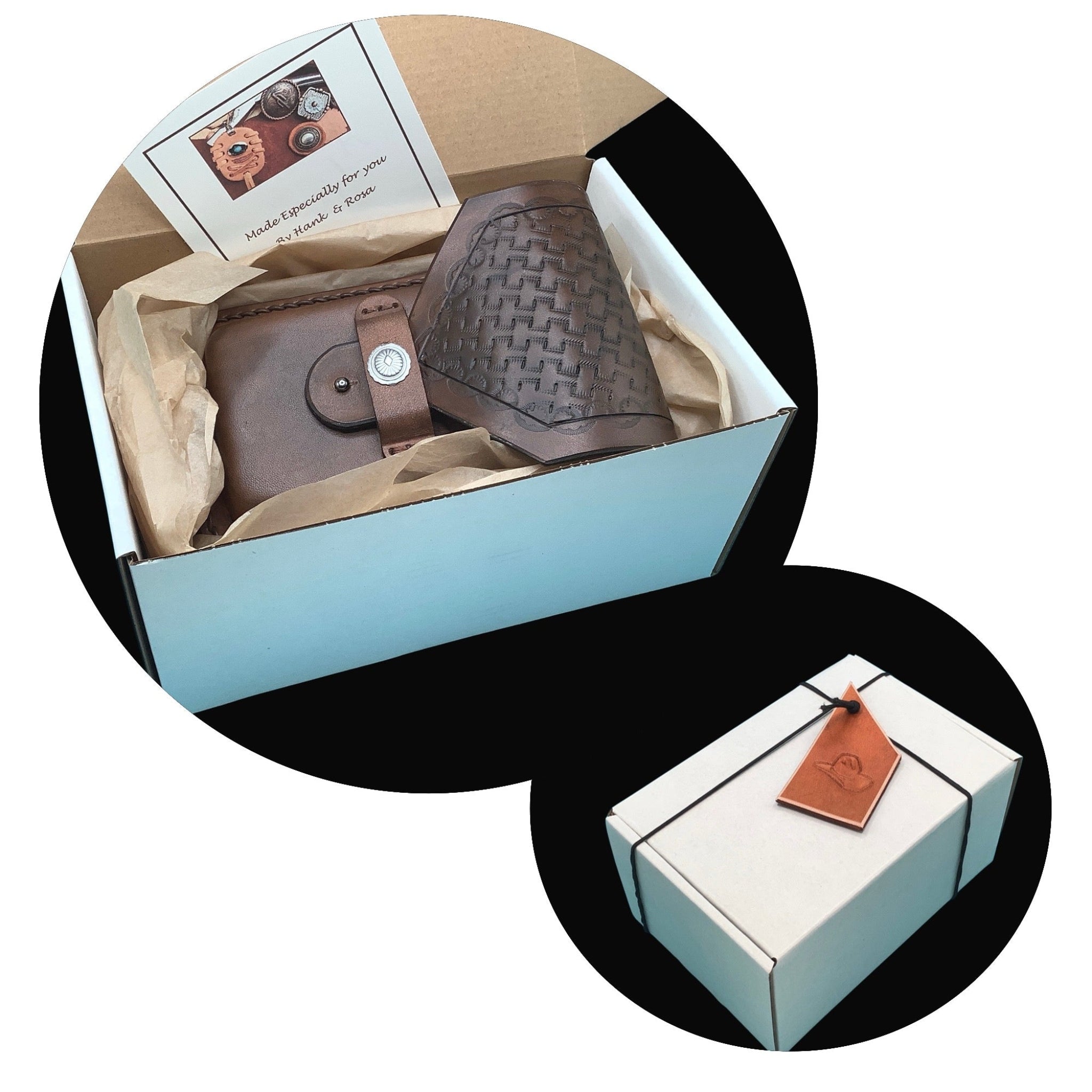 The gift box that your leather will arrive in.