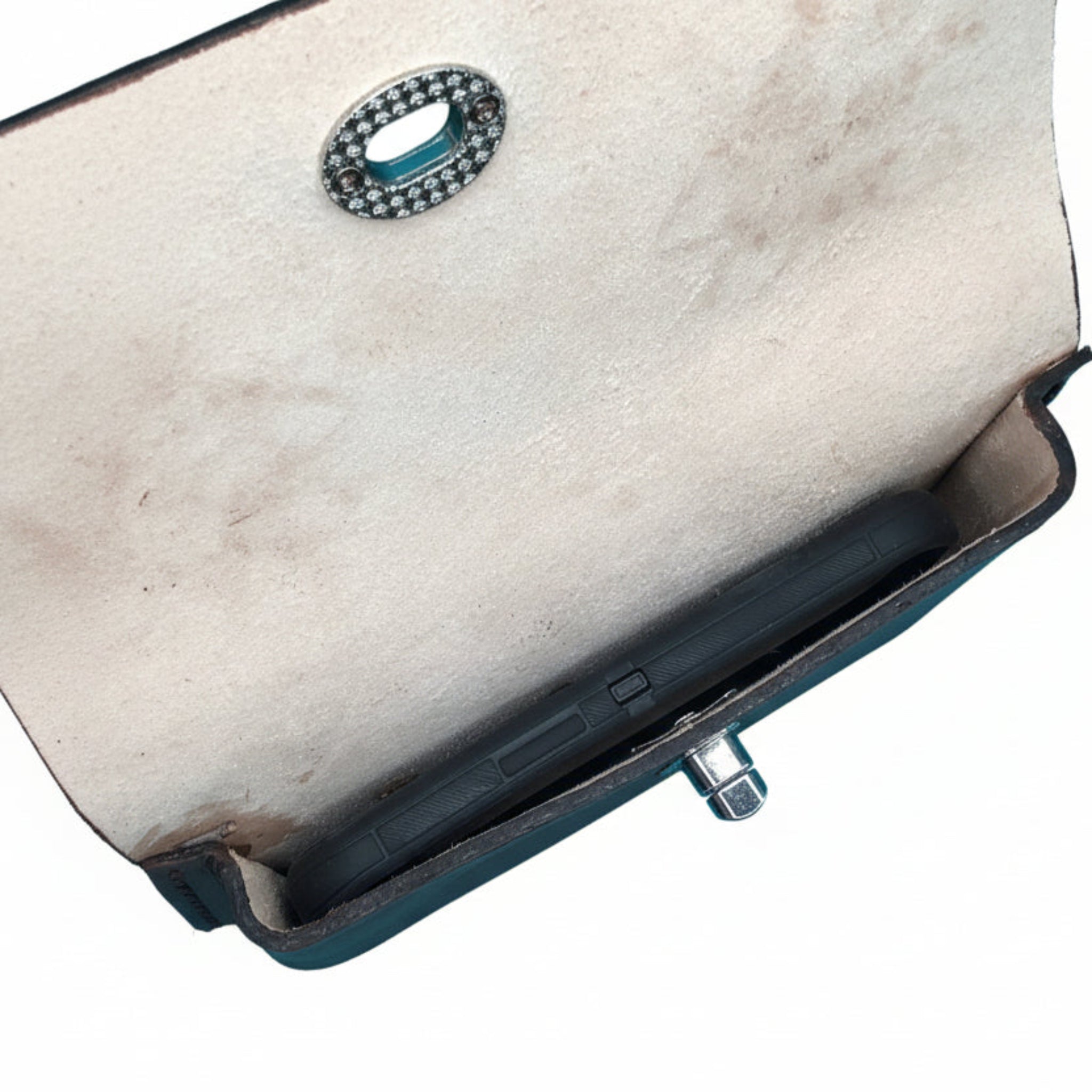 Pommel Bag for Western Saddle - Hand Tooled Desert Rose